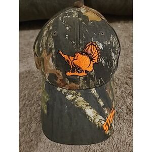 Stihl Men's Hat Real Tree Adjustable Strap Orange Turkey 2014 Cap